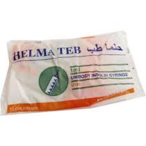 سرنگ انسولین حلما یکپارچه- بسته ده تایی